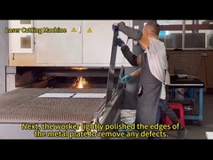 हस्तनिर्मित रसोई सिंक मशीन के लिए स्टेनलेस स्टील प्लेट 1500W लेजर कटिंग मशीन