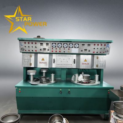 अच्छा दाम Dual-Station Aluminum Brazing Machine for Cookware 580-620°C 0.3-3 MPa ऑनलाइन