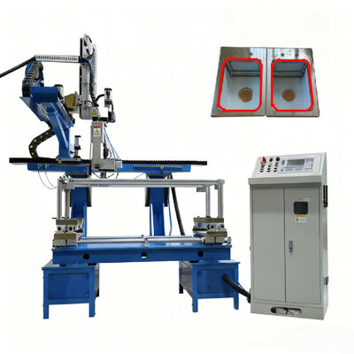 गुणवत्ता  CNC 4-Axis Linkage Laser Positioning Automatic Four-Side Welding Machine with Anti-Deformation Technology कारखाना