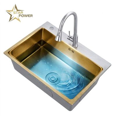 अच्छा दाम 18 Inch Undermount Bar Prep Sink SUS304 16 Gauge Stainless Steel with Nano Coating ऑनलाइन