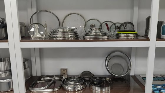ग्लास कवर बनाने के लिए ग्लास स्लैब कटिंग कुकवेयर प्रोडक्शन लाइन