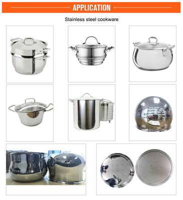 पेशेवर स्वचालित एसएस कुकवेयर पॉट पॉलिशिंग मशीन