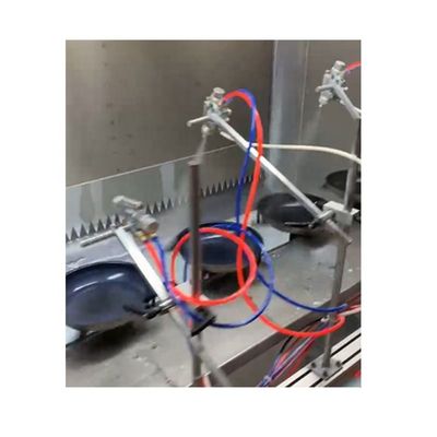 कुकवेयर उत्पादन आईएसओ प्रमाणित के लिए औद्योगिक स्वचालित स्प्रे पेंटिंग मशीन