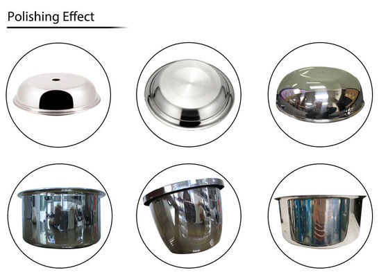 स्वचालित सीएनसी धातु कुकवेयर एल्यूमीनियम स्टेनलेस स्टील पैन के लिए मशीन पॉलिशिंग बनाने की मशीन