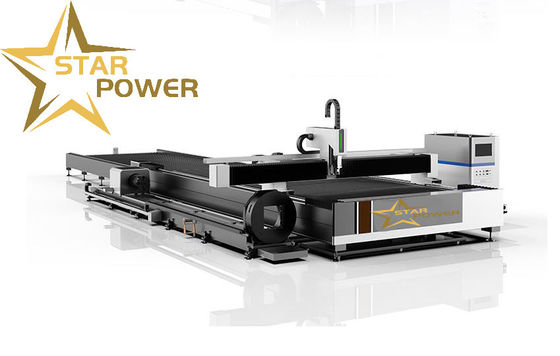 पेशेवर धातु प्लेट स्टेनलेस स्टील लेजर काटने की मशीन के साथ 1500W ~ 3000W