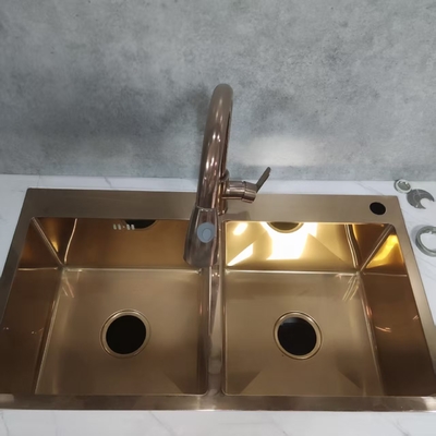 वाणिज्यिक और घरेलू उपयोग के लिए अनुकूलन योग्य स्टेनलेस स्टील किचन सिंक