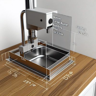 सिंक के लिए निचला कोने गोल प्रेस