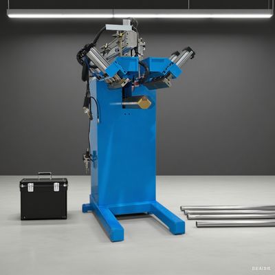 बाथरूम के बेसिन के लिए लेजर संरेखण और समायोज्य आर-कोण वेल्डिंग के साथ सीएनसी कॉर्नर गोल वेल्डर