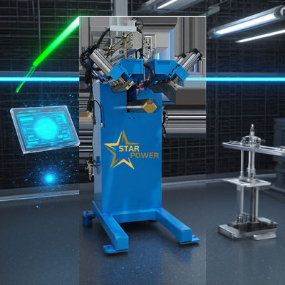 220V 500W CNC वर्टिकल वेल्डर, 4-कोने राउंडिंग वेल्डिंग के लिए 0.1-1.2MPa वायु दाब के साथ