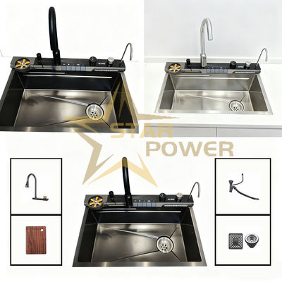 हस्तनिर्मित अतिरिक्त मोटी 4.0 मिमी 304/316 स्टेनलेस स्टील कस्टम रसोई सिंक
