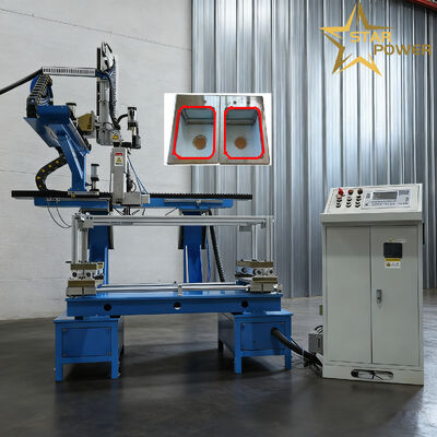 सीएनसी नियंत्रण स्टेनलेस स्टील सिंक वेल्डिंग मशीन हाथ से बने सिंक पैनलों के लिए वायवीय क्लैंपिंग और 220V वोल्टेज के साथ