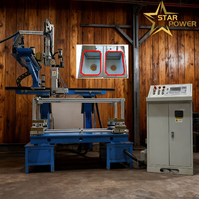 उच्च दक्षता सीएनसी स्वचालित फ्लैट चार पक्षीय वेल्डिंग मशीन 4-अक्ष सिंक्रोनस लिंकेज और सटीक संलयन नियंत्रण के साथ 0.8-4.0 मिमी प्लेटों के लिए