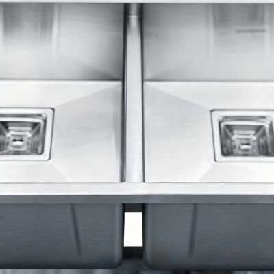 ध्वनिरोधी और एंटी-कंडेनसेशन डबल बाउल किचन सिंक