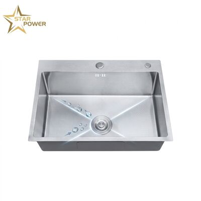 अच्छा दाम Commercial 32 Inch Undermount Kitchen Sink SUS304 16 Gauge Single Bowl with Drainboard online