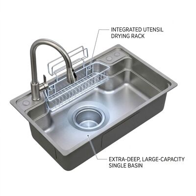 अच्छा दाम 35 Inch Apron Front Farmhouse Double Bowl Kitchen Sink 16 Gauge Handmade SUS304 online